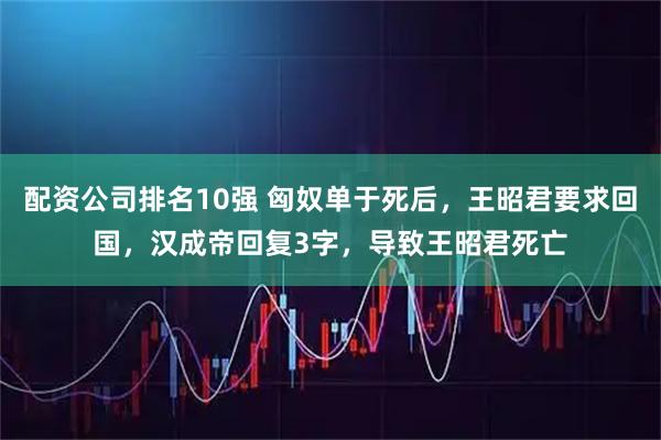 配资公司排名10强 匈奴单于死后，王昭君要求回国，汉成帝回复3字，导致王昭君死亡