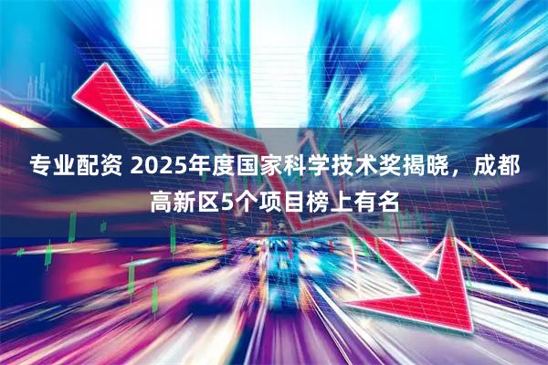 专业配资 2025年度国家科学技术奖揭晓，成都高新区5个项目榜上有名